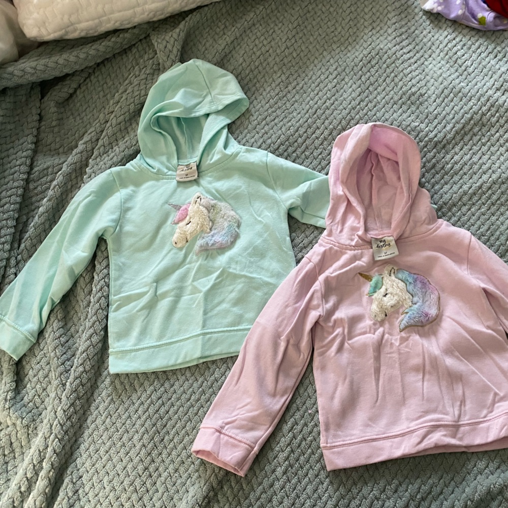 Toddler 3T Unicorn Hoodie Bundle